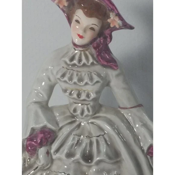 Timeless Grace: The VTG Florence Ceramics 'Charmaine' Lady Figurine in Edwardian